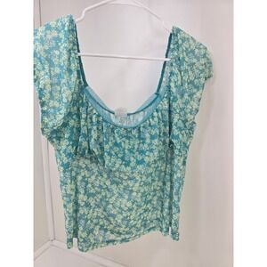 Daisy Fuentes Boho and No Boundaries Print Blouse Women's Lot of 3 Tops XL